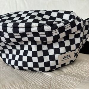 Vans Black and White Checkered Fanny Pack Or Sling Style